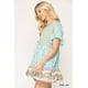 thumbnail image 3 of Top con Volantes y Abertura en la Espalda con Estampado Floral y Lunares, 3 of 5