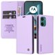 thumbnail image 3 of Funda Billetera de Cuero para Motorola MOTO G05 con Tarjetero y Soporte - Tapa Magnética Morado, 3 of 6