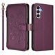 thumbnail image 2 of Funda Cartera Mariposa para [Samsung Galaxy A25 5G] con Soporte y Cremallera Violeta, 2 of 6