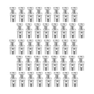 Ioensy - 20 Topes De Cable Con Abrazaderas De Bloqueo De Metal Para Bicicletas Motorizadas