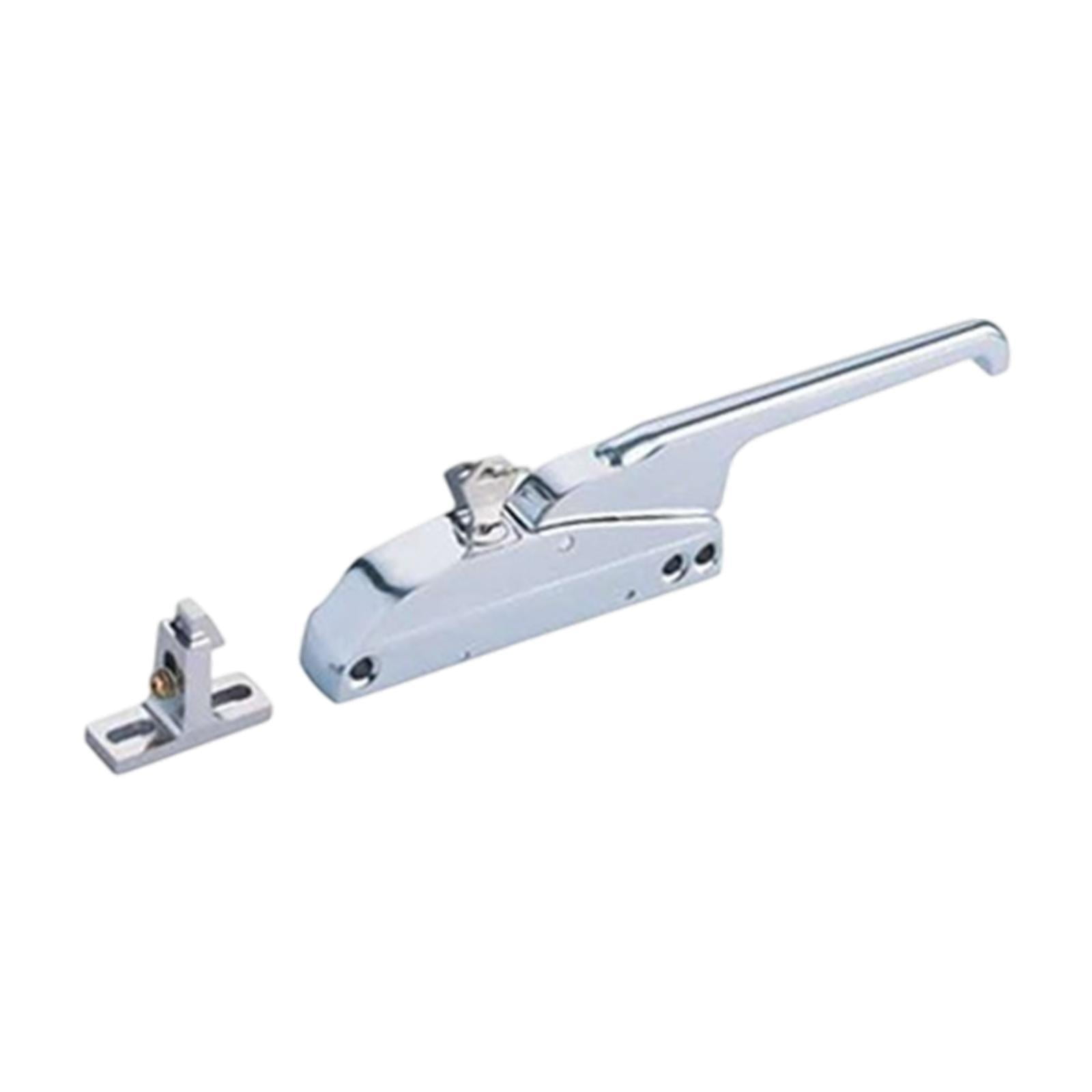 Magideal - Cerradura Para Puerta De Cámara Frigorífica, Juego De Manijas Para Puerta De Cámara Frigorífica, Pestillos De Bloqueo De Gabinete Ajustables, Kit De C Cx1200a