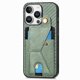 thumbnail image 2 of Funda Resistente para iPhone 16 Pro con Tarjetero y Soporte, Diseño Magnético Verde, 2 of 5