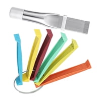 Magideal - Peine De Aletas De Aire Acondicionado Accesorios De Peine De Aletas De Acero Inoxidable Limpiador De Aletas De Aire Acondicionado Peine De Condensador