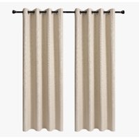 Riqui - 1 Paño Cortina Lino Con Blackout 140X220 Beige