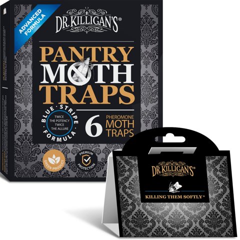 Pantry Moth Traps Dr. Killigan'S Premium Double Potent (Paquete De 6)