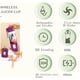 thumbnail image 5 of Mezcladora Portátil, Botella De Jugo De Viaje Usb, Para Mezcladora Y Batido, Exprimidora Con 4 Cuchillas, Fácil De Limpiar, 5 of 5