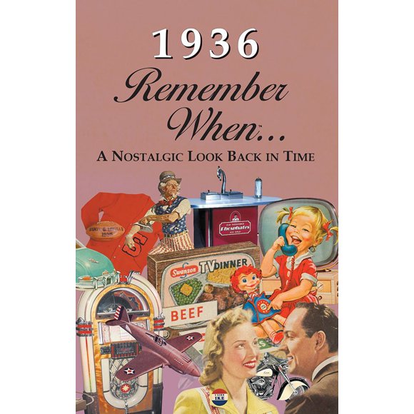 Tarjeta de felicitación Seek Publishing 1936 Remember When