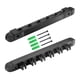 thumbnail image 4 of 6 Pool Billiard Pool Cue Rack Hanging Cue Clips Stand Barras de almacenamiento de madera Organizador Pool Holder para sala de juegos, jugadores, 4 of 5