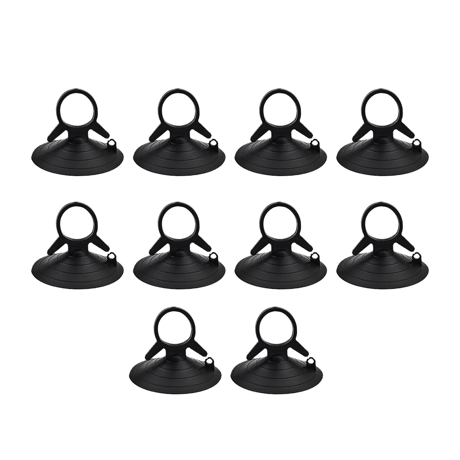 Magideal - 10 Uds Ventosas Ventosas Para Parabrisas De Coche Ventosas Pequeñas Ventosa De Pvc Para Tubería De Acuario, Organización Del Hogar, Espejos, Azulejos, Negro