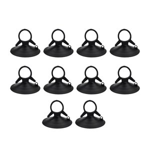 Magideal - 10 Uds Ventosas Ventosas Para Parabrisas De Coche Ventosas Pequeñas Ventosa De Pvc Para Tubería De Acuario, Organización Del Hogar, Espejos, Azulejos, Negro