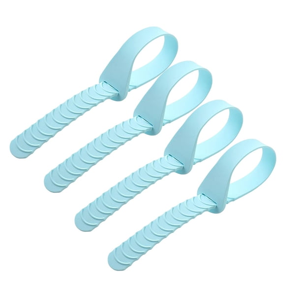 Elevador de tapa de inodoro Accesorios de inodoro de baño flexibles no táctiles Cubierta de asiento de inodoro portátil Lifer para oficina Hotel Baño Azul
