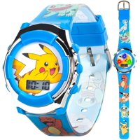 Reloj De Cuarzo Pokemon Para Niños Accutime Con Correa De Plástico Azul 16 Pok4237Az