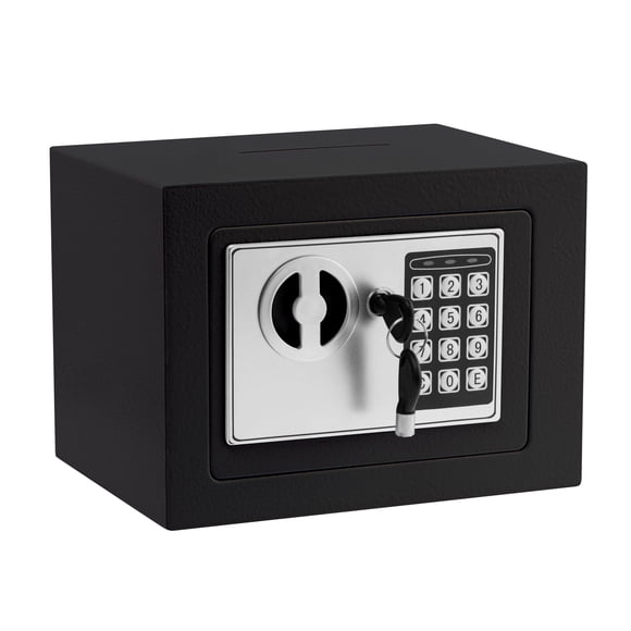 Caja fuerte electrónica ELLAIG con teclado digital, 5,5 L (negro)