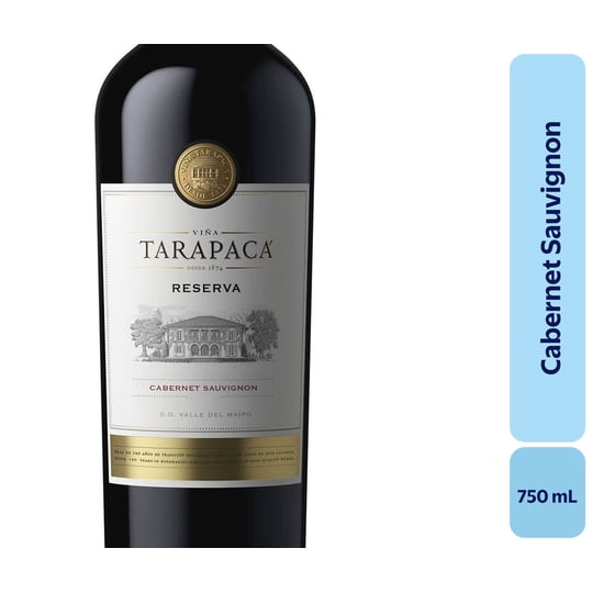 Vino Cabernet Sauvignon Botella 750 mL Tarapaca