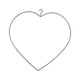thumbnail image 2 of Decoración del día de San Valentín Marco de corona de alambre en forma de corazón Decoración del hogar Anillo de metal Círculo de hierro para jardín C, 2 of 5