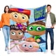 thumbnail image 1 of Super Why anti-pilling, suave, ligera, esponjosa y acogedora de lujo para hogar y cocina – Perfecta para niños y adultos,50X70cm, 1 of 6