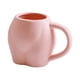 thumbnail image 1 of Tazas De Café De Cerámica 3D Con Asa Divertidas Para Regalo De Cumpleaños Y Navidad Rosa, 1 of 3