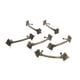 thumbnail image 1 of Tirador de cajón Dritz Home 47080A, hierro fundido, bronce, 6 piezas, 1 of 1