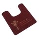 thumbnail image 3 of Alfombrilla Para Inodoro En Forma De U Antideslizante Absorbente Ultra Suave Lavable Rojo Oscuro, 3 of 5