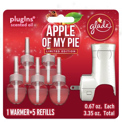 Ambientador Glade Plugins Para Apple Of My Pie Warmer, Con 5 Recambios