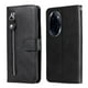 thumbnail image 1 of Funda con Cremallera para Honor 100 Pro, Carcasa Cartera de Cuero PU con Soporte y Tarjetero, 1 of 6