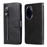 Gangxun - Funda Con Cremallera Para Honor 100 Pro, Carcasa Cartera De Cuero Pu Con Soporte Y Tarjetero