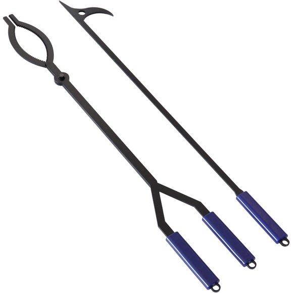 Atizador y Pinza para Leña CKLT Set de 2 Piezas