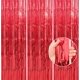 thumbnail image 1 of Xiao Hua Juego de 4 Piezas de Cortina de Lluvia Roja con Borlas Brillantes de 3.3ft x 8.2ft, Pantalla de Fondo para Fotos, Cumpleaños, Boda, Suministros de Decoración para Fiestas y Eventos Festivos, 1 of 4