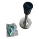 thumbnail image 3 of Tope de puerta recto acero inoxidable gris mate, 3 of 3