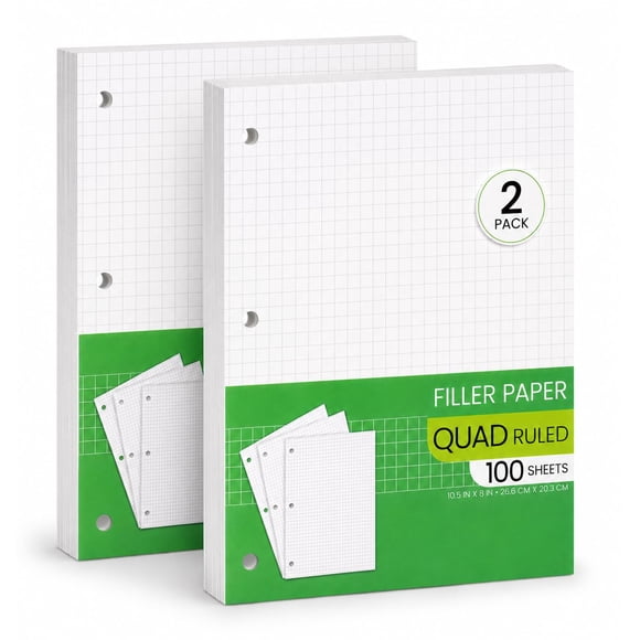 Papel Cuadriculado Manaloom 26 × 20 cm 4 × 4 Cuadrícula – Pack de 2