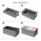thumbnail image 4 of Pack De 6 Cestos De Tela Plegables Para Organizar La Ropa Gris Oscuro, 4 of 9