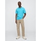 thumbnail image 2 of Polo GAP Stretch Piqué para hombre Aquarius, talla XL, 2 of 5