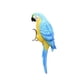 thumbnail image 5 of Estatua de loro artificial, esculturas de pájaros realistas, decoración de loros, arte de patio de pájaros, loros, estatua de pájaro guacamayo para el Azul, 5 of 5