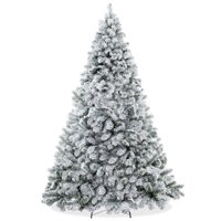 Árbol De Navidad Casafield Realista Con Revestimiento De Nieve, 2,3 M, Con Soporte
