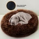 thumbnail image 5 of Cama Mascotas Antiestres Circular Felpa L Café, 5 of 6