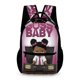 thumbnail image 1 of El Bebé Jefazo Niña África Mochila Escolar para Niños y Niñas, Mochila Infantil de Alta Calidad Ligera, Grande y Duradera 43x15x32cm, 1 of 6