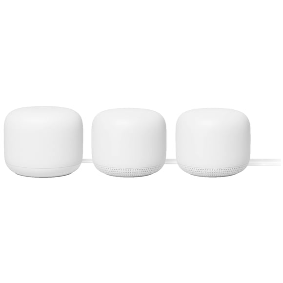 Sistema Wi-Fi en malla Google Nest WiFi AC2200 (segunda generación), paquete de 3