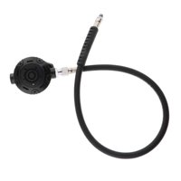 Ioensy - Regulador De Buceo De Segunda Etapa Underwater Explorer Con Boquilla De Buceo Negra