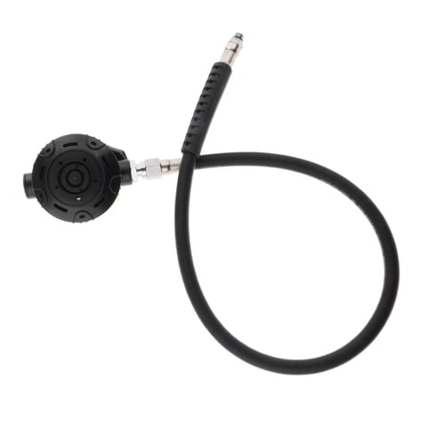 Ioensy - Regulador De Buceo De Segunda Etapa Underwater Explorer Con Boquilla De Buceo Negra