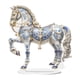 thumbnail image 4 of Señal Acrílica En Forma De Caballo 2D Con Estatua Del Soporte Para La Chimenea De Vacaciones De Gabinete Azul, 4 of 5