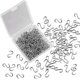 thumbnail image 1 of FEBSNOW 250 piezas Mini Ganchos en S de 0.55 Pulgadas Conectores de Metal Pequeños para Manualidades DIY con Caja de Almacenamiento Colgadores en S para Decoración de Árbol de Navidad y Halloween, 1 of 8