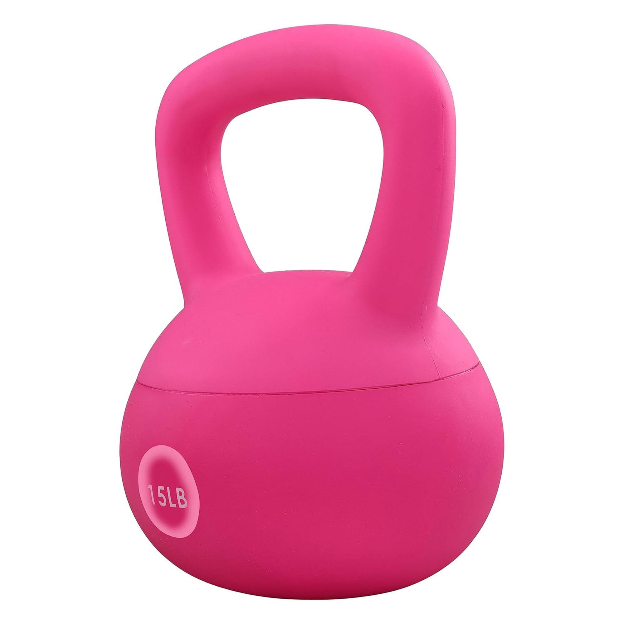 Kettlebell Fitvids De 6,5 Kg De Vinilo Suave Relleno De Arena