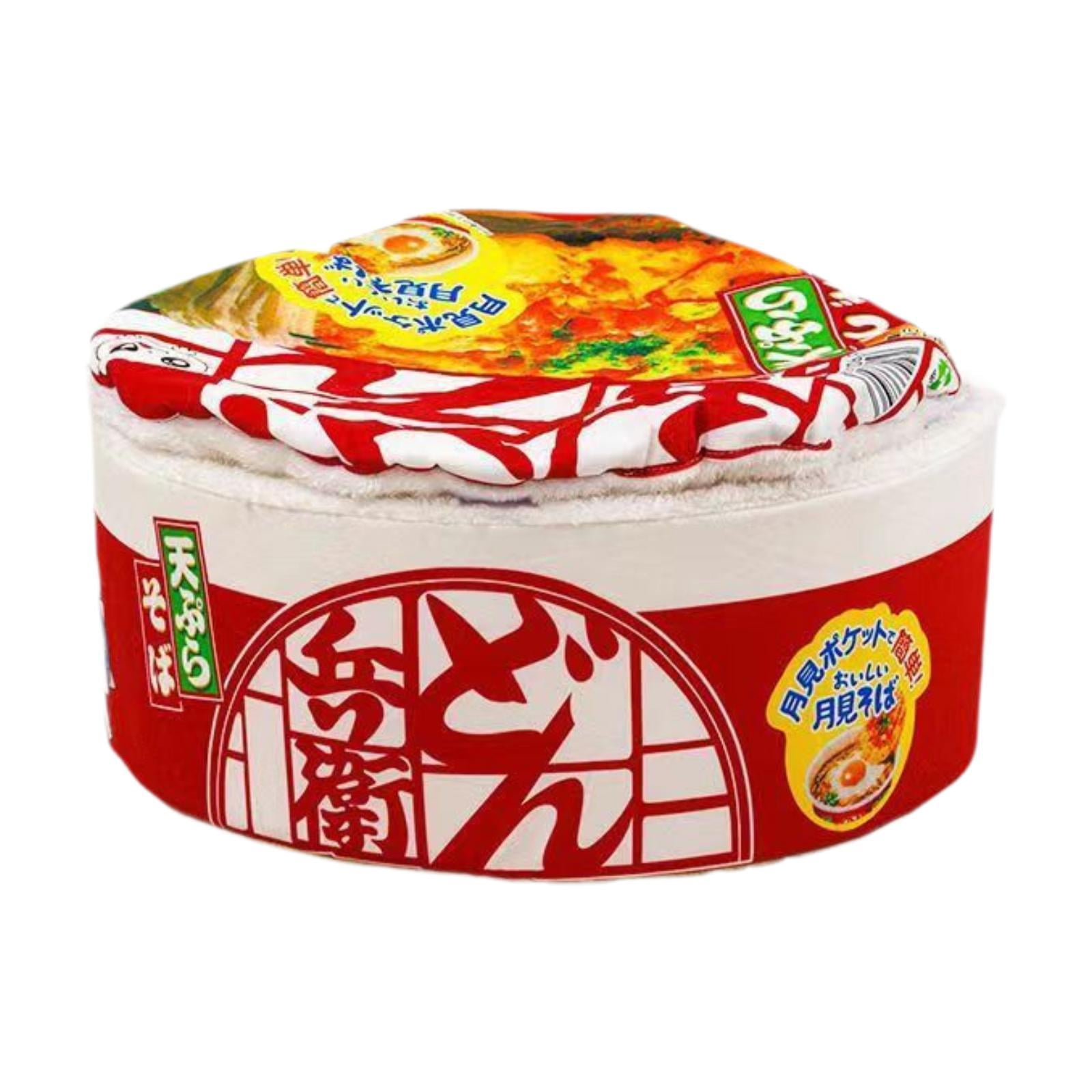 Ioensy - Cama Para Gatos Ramen, Extraíble, Suave, Para Gatos, Gatitos, Perros Pequeños, Medianos Y Grandes, L, Color Rojo