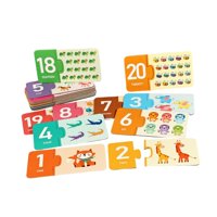 Bothyi - Juego De Emparejamiento, Artesanía, Juguete De Aprendizaje Temprano Para Niños De Preescolar, Cumpleaños, Niñas, Números
