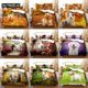 thumbnail image 1 of Kawai Kids Duvet Cover Set Double Bed x Bedding Sets Dogs Quilt Case Linen Pillowcase, 1 of 5