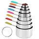 thumbnail image 1 of Tazas Medidoras Bopei de Acero Inoxidable 8 Piezas Coloridas, 1 of 6