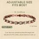 thumbnail image 3 of Pulsera cobre magnética - imanes terapia - brazalete #7, 3 of 3