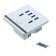 thumbnail image 3 of Interruptor De Panel De Placa De Toma De Corriente De Salida De Cargador De Pared USB 3.4A 6 Puertos, 3 of 3