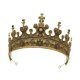 thumbnail image 1 of Corona De Rey Para Hombre, 15 Cm, Tiara De Metal Para Aniversario, Festival De Música, Iglesia, Oro Oscuro, 1 of 5