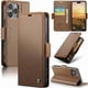 thumbnail image 3 of CaseMe tipo cartera iPhone 16 Pro Max con cierre magnético, RFID, tarjetero, soporte, carga inalámbrica, 3 of 5